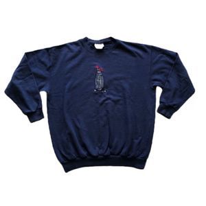 VINTAGE EMBROIDERED GOLF CREWNECK SWEATSHIRT